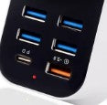 Carregador de Smartphone com 6 entradas USB