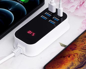 Carregador de Smartphone com 6 entradas USB