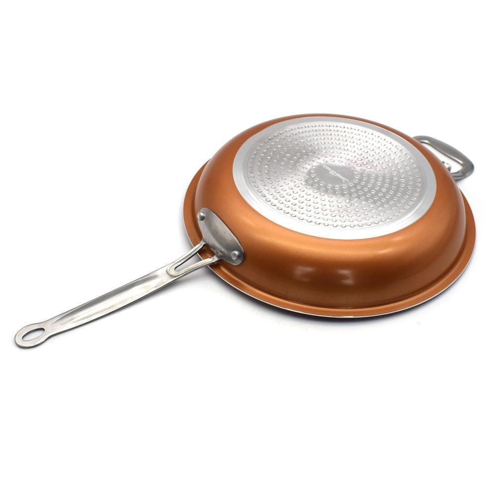 Panela de Cobre Tipo Frigideira Antiaderente - MaxChef