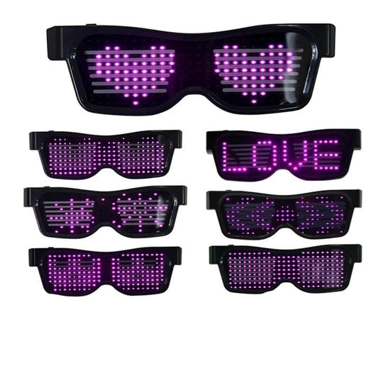 Óculos com Painel de LED - Magic Led Glasses