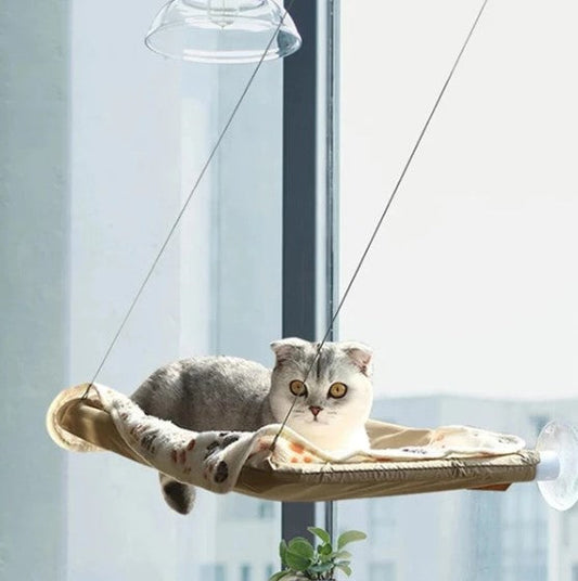 Cama para Pets Suspensa com ventosas Tipo Prateleira - CatRoom