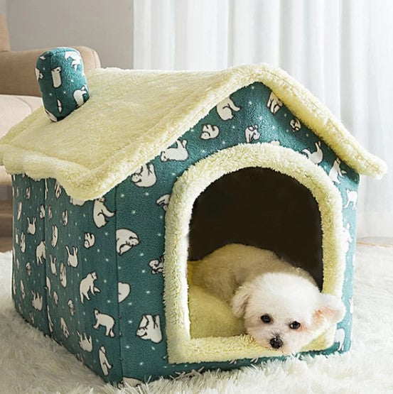 Casa para Pets Coberta de Pelúcia - PetCool