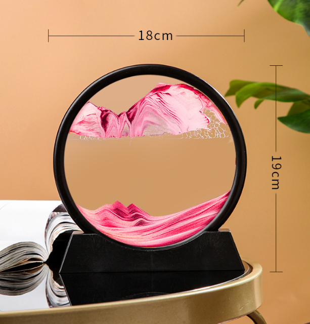 Ampulheta Decorativa - Paisagem de Areia do Mar