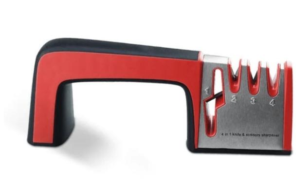 Afiador Amolador de Facas e Tesouras Profissional 4 em 1