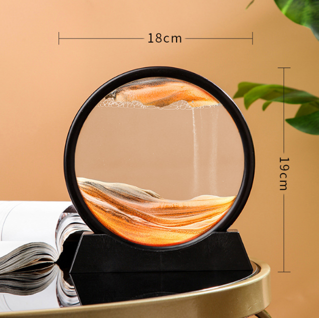 Ampulheta Decorativa - Paisagem de Areia do Mar