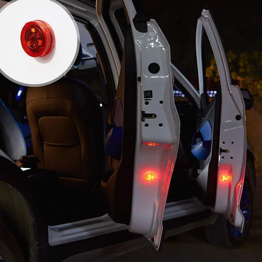 Luz de Segurança para porta de carro - 4 unidades na cor vermelha