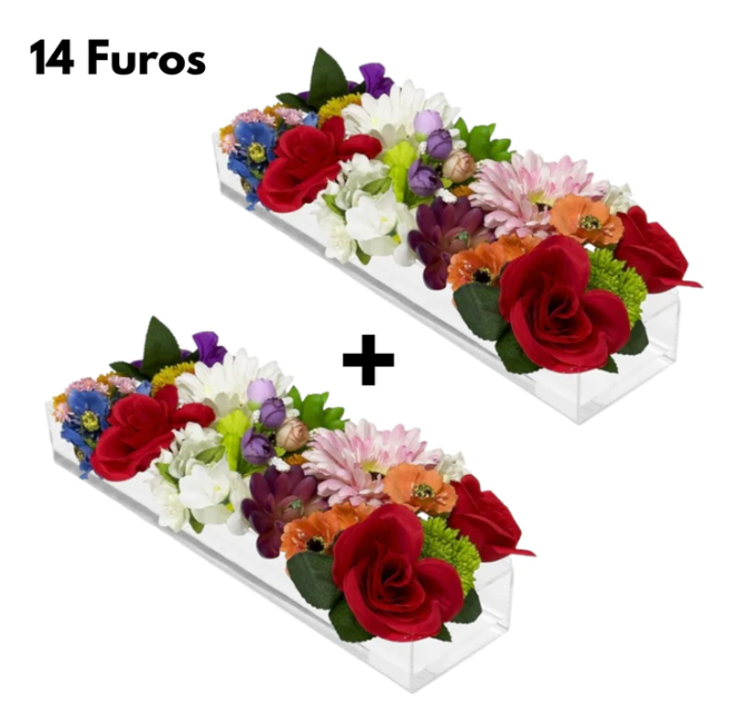 Vaso de Flores Retangular - zxy huaping