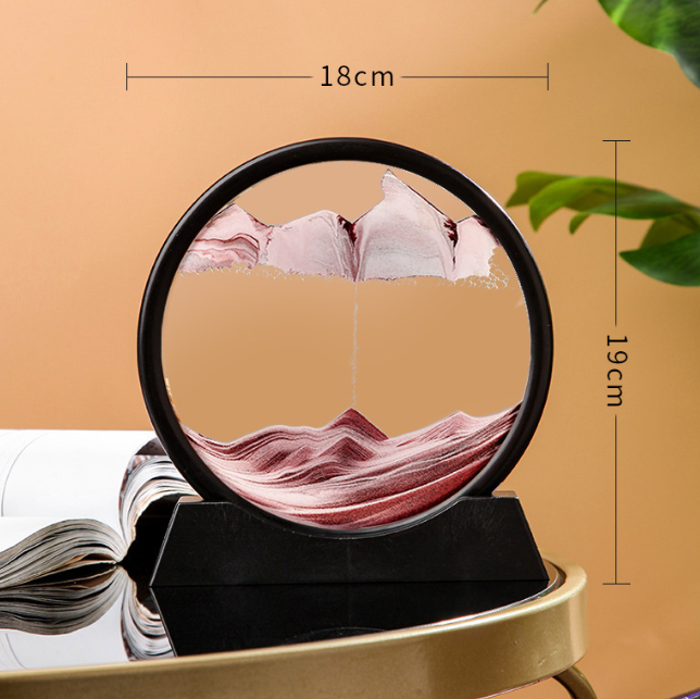 Ampulheta Decorativa - Paisagem de Areia do Mar