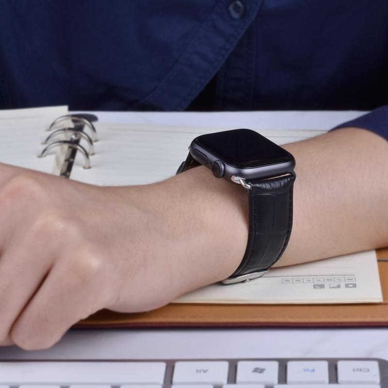 Pulseira de Couro para Relógios Apple Watch