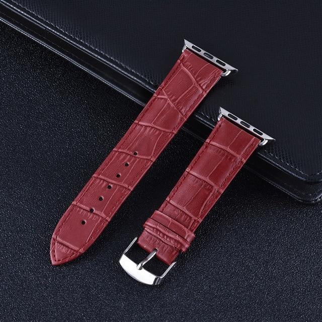 Pulseira de Couro para Relógios Apple Watch