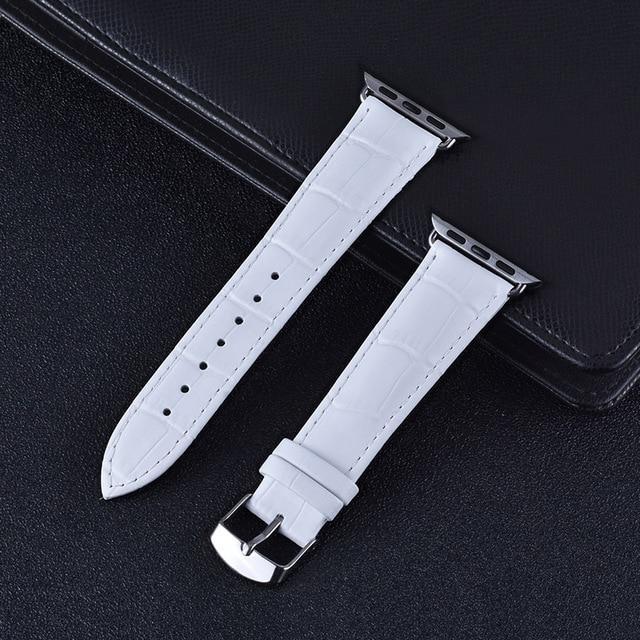 Pulseira de Couro para Relógios Apple Watch