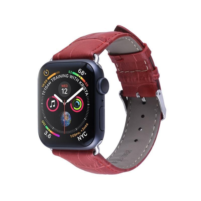 Pulseira de Couro para Relógios Apple Watch