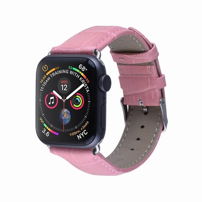 Pulseira de Couro para Relógios Apple Watch