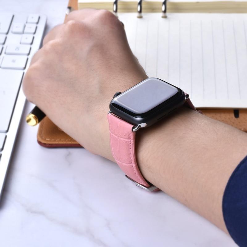 Pulseira de Couro para Relógios Apple Watch