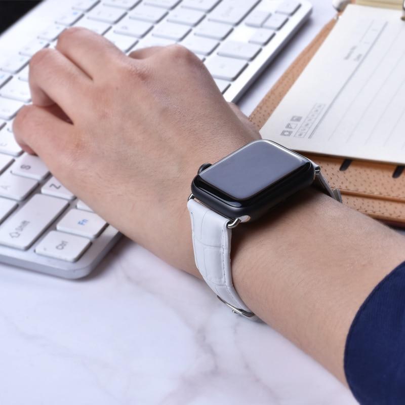 Pulseira de Couro para Relógios Apple Watch