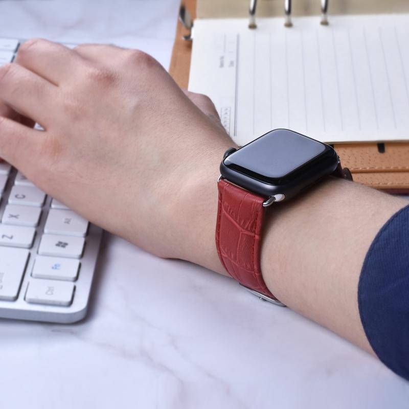 Pulseira de Couro para Relógios Apple Watch