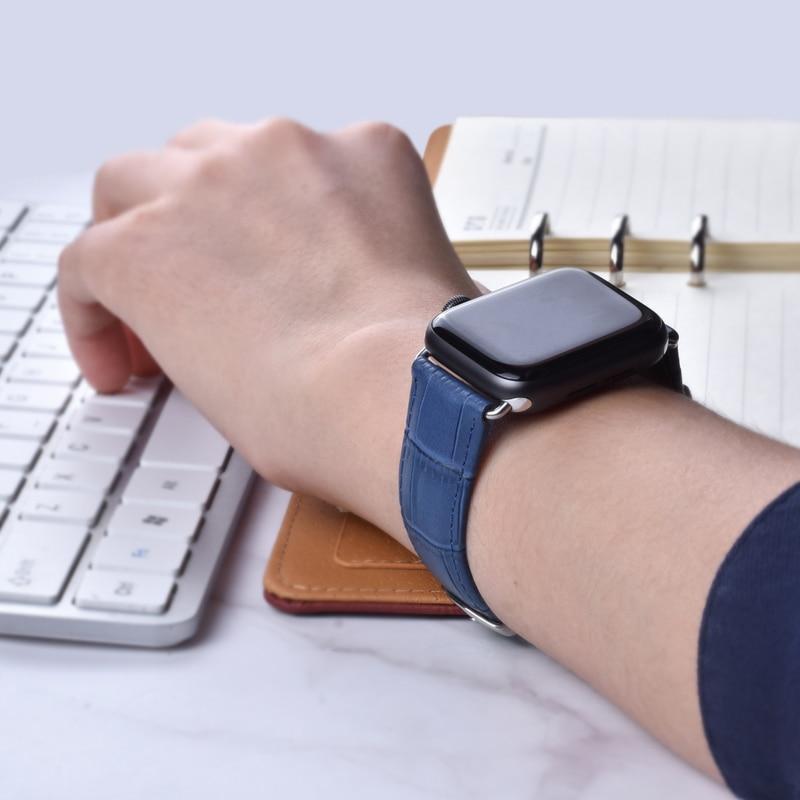 Pulseira de Couro para Relógios Apple Watch